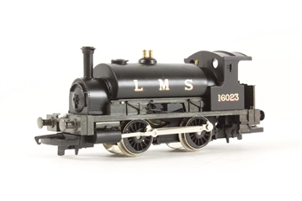 (image for) R300SH Class 0F 0-4-0ST 16023 in LMS Black