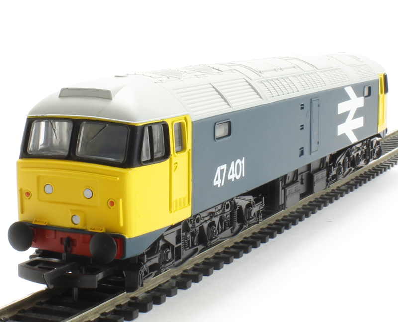 (image for) R3287TTSSH Class 47 47401 in BR large logo blue with TTS Sound