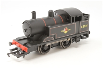 (image for) R3953SH Class 0F 0-4-0T 42021 in BR black with late crest