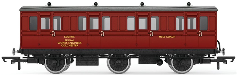 R40359 BR Departmental, 6 Wheel Crew Coach, KDE107E (image for) R40359 BR Departmental, 6 Wheel Crew Coach, KDE107E