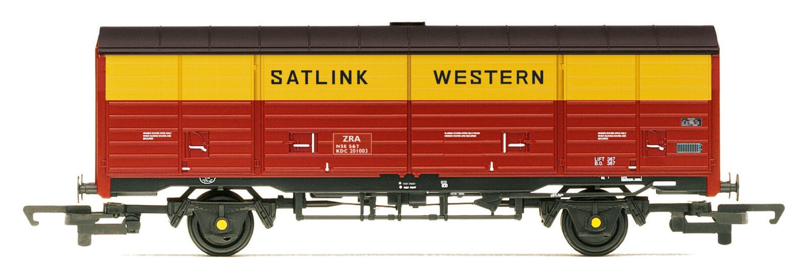 R60229 RailRoad Satlink Western, 45t ZRA Closed Van (image for) R60229 RailRoad Satlink Western, 45t ZRA Closed Van