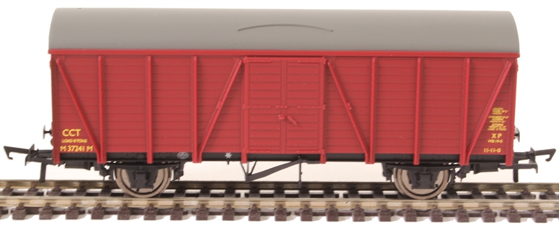 R6641B Ex-LMS 4 wheel CCT Van M37241M in BR crimson (image for) R6641B Ex-LMS 4 wheel CCT Van M37241M in BR crimson