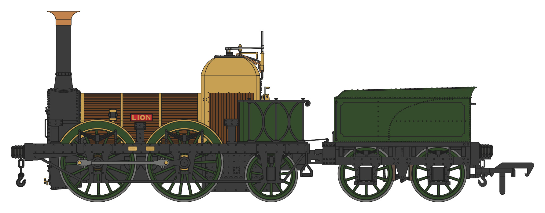 (image for) 913502 Liverpool & Manchester Railway ‘Lion’ (1980s)SOUND