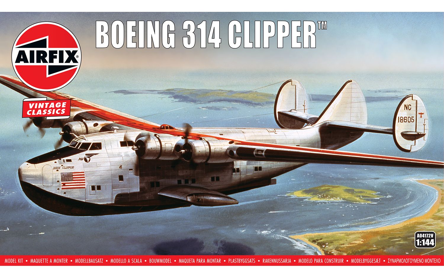 (image for) A04172V Boeing 314 Clipper 1/144 scale