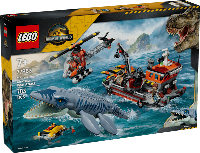 (image for) 77983 Mosasaurus Dinosaur Boat Attack