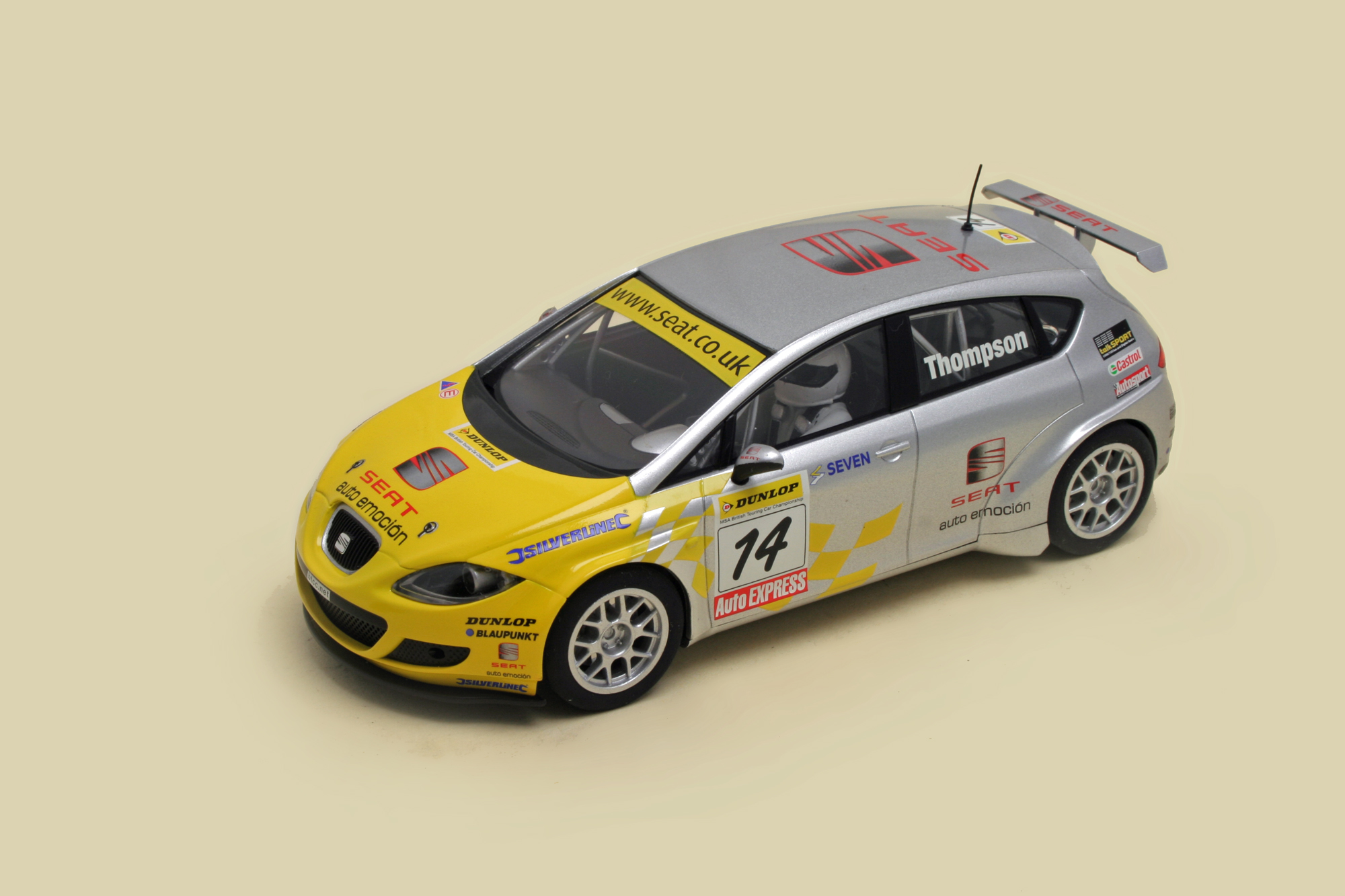 C2825 James Thompson Seat Leon BTCC (image for) C2825 James Thompson Seat Leon BTCC