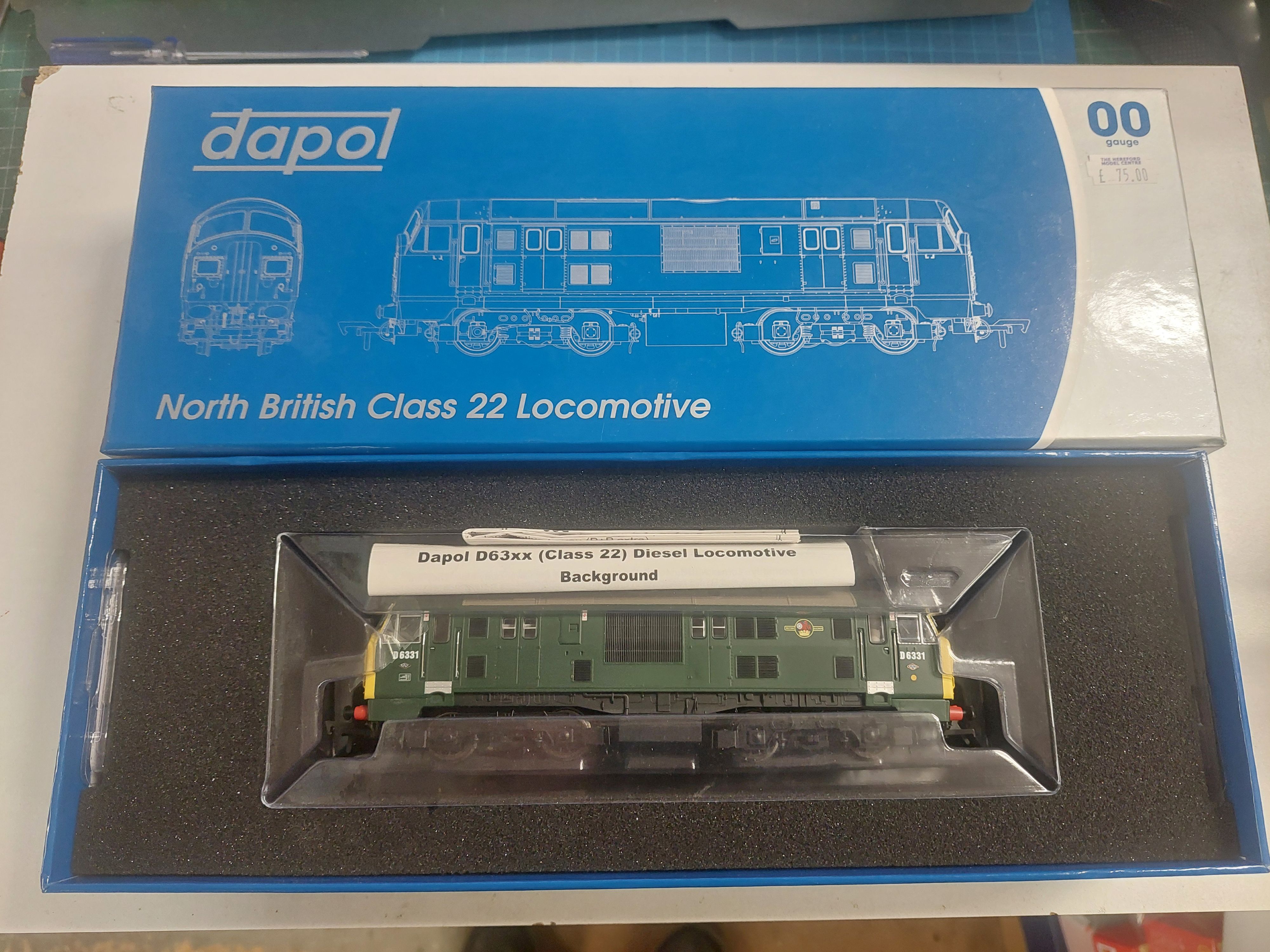 (image for) 4D-012-005 Class 22 D6331 BR Green