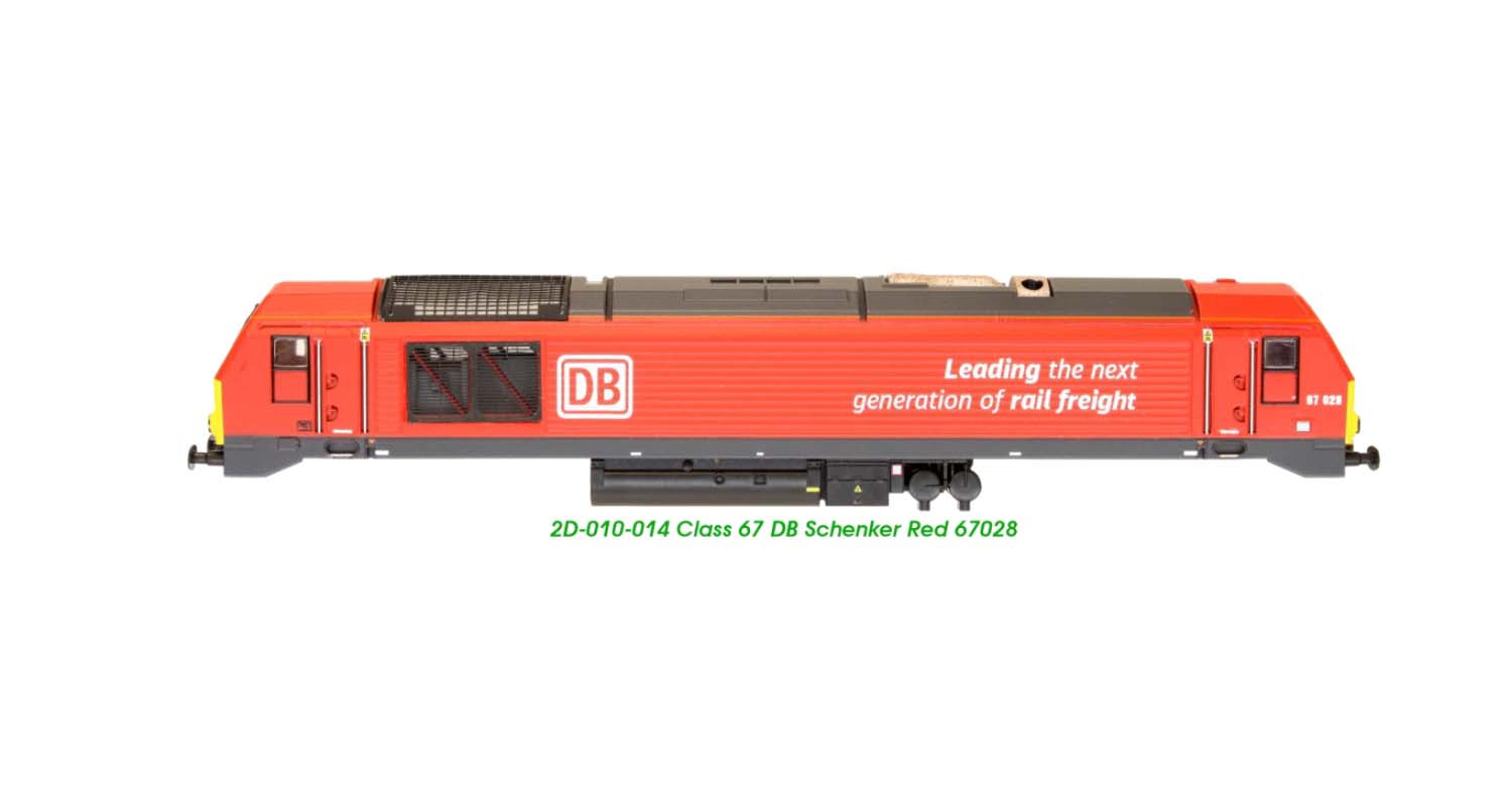 (image for) 2D-010-014 Class 67 028 DB Schenker Red