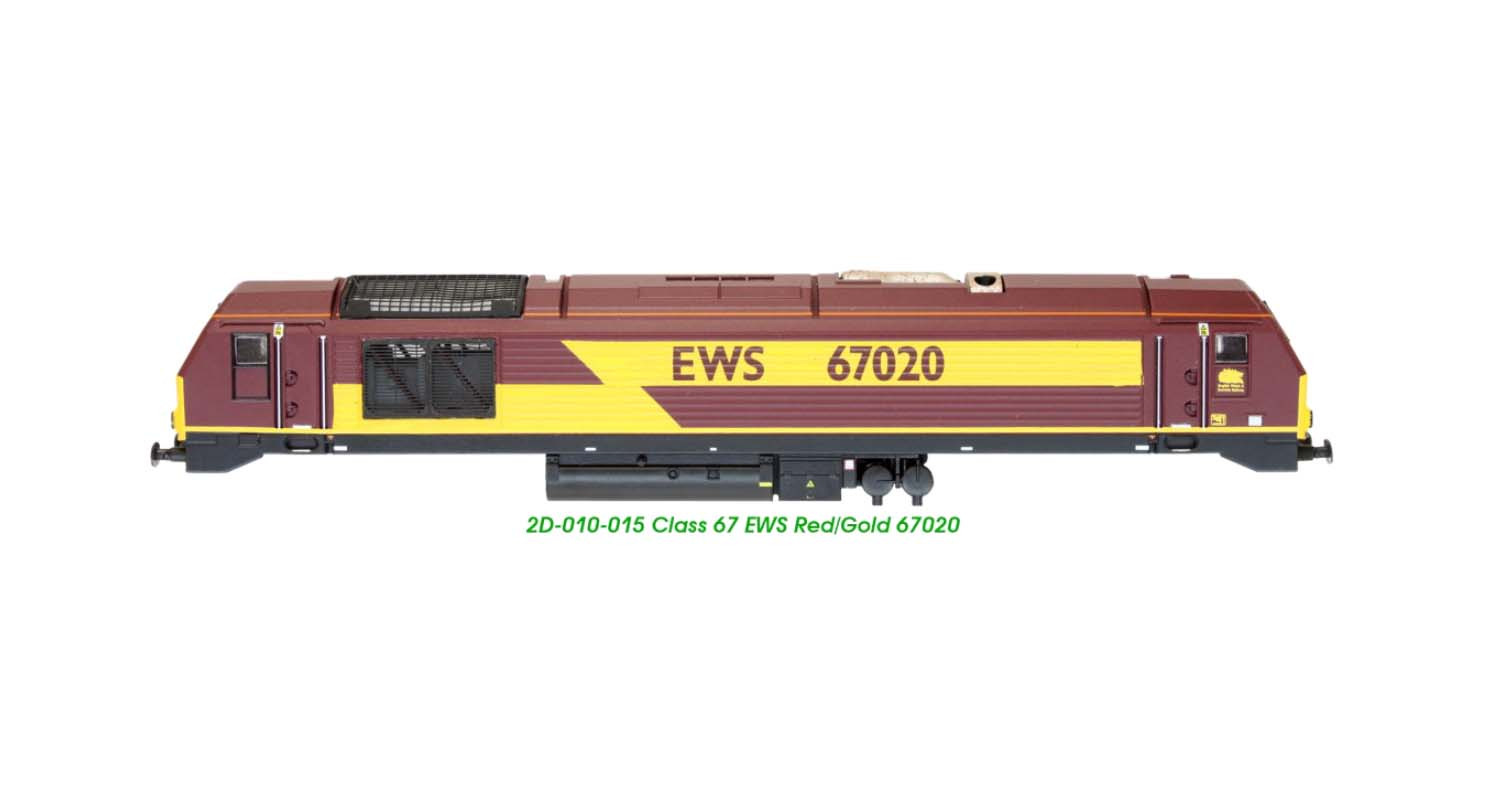 (image for) 2D-010-015 Class 67 020 EWS Red/Gold