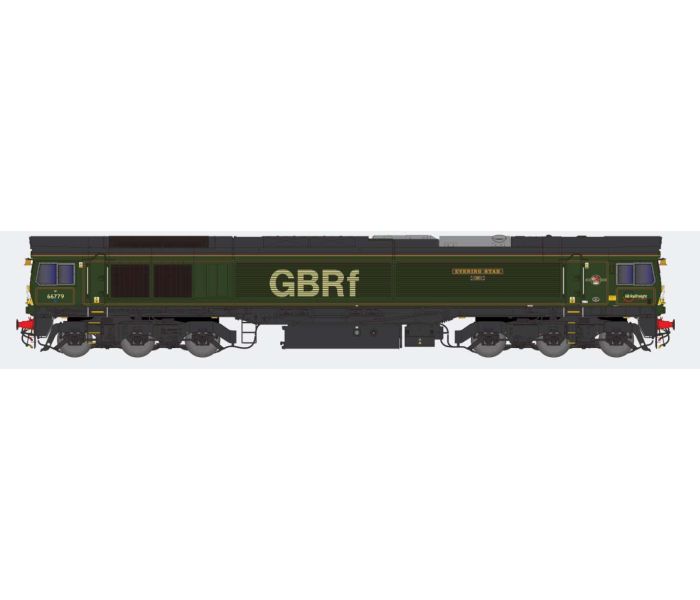 (image for) 2D-066-007 Class 66 779 'Evening Star' GBRf Green