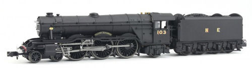 (image for) 2S-011-002 A3 103 'Flying Scotsman' 103 Wartime Black NE