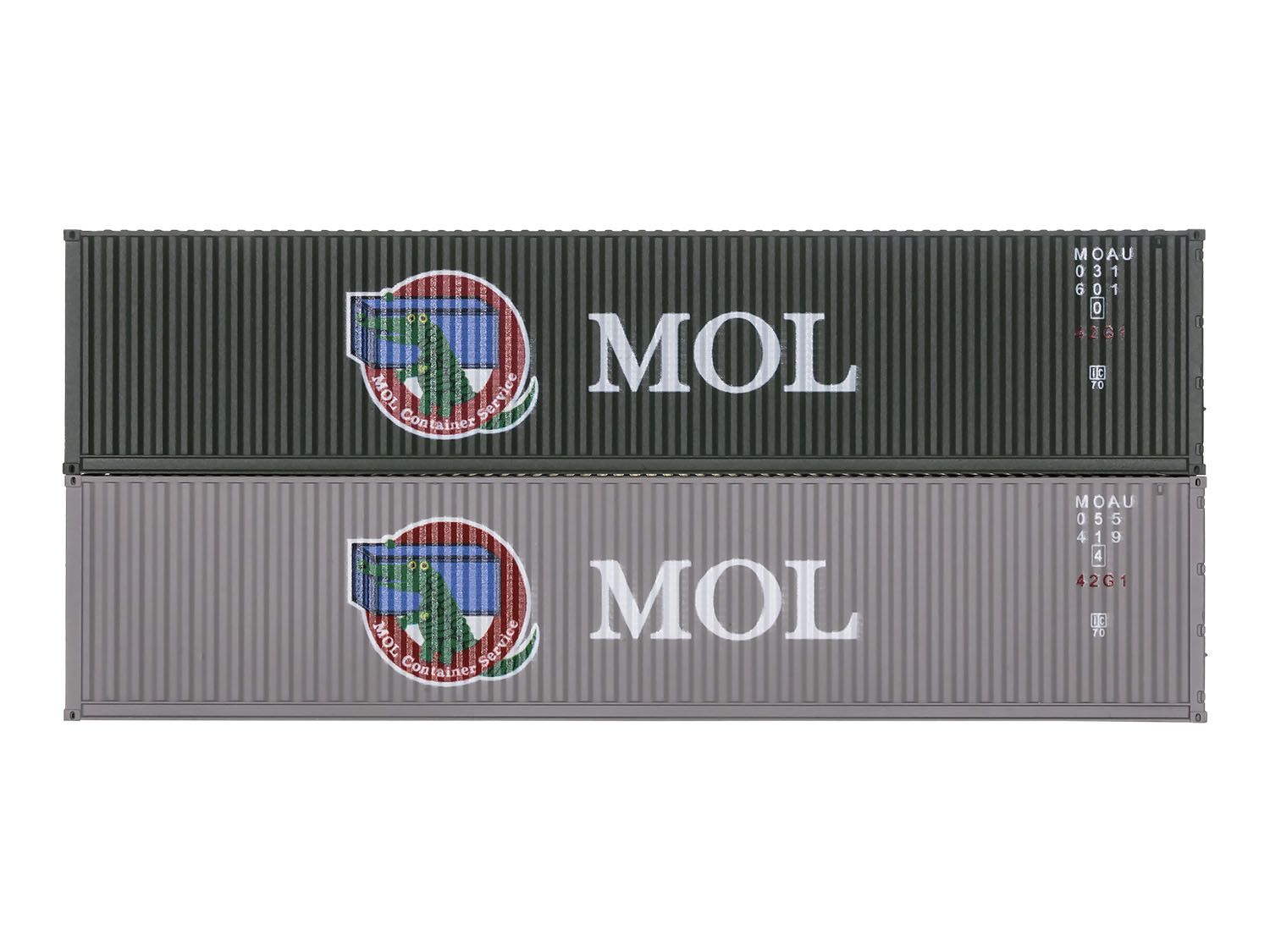 4F-028-160 40FT CONTAINER SET (2) MOL (image for) 4F-028-160 40FT CONTAINER SET (2) MOL