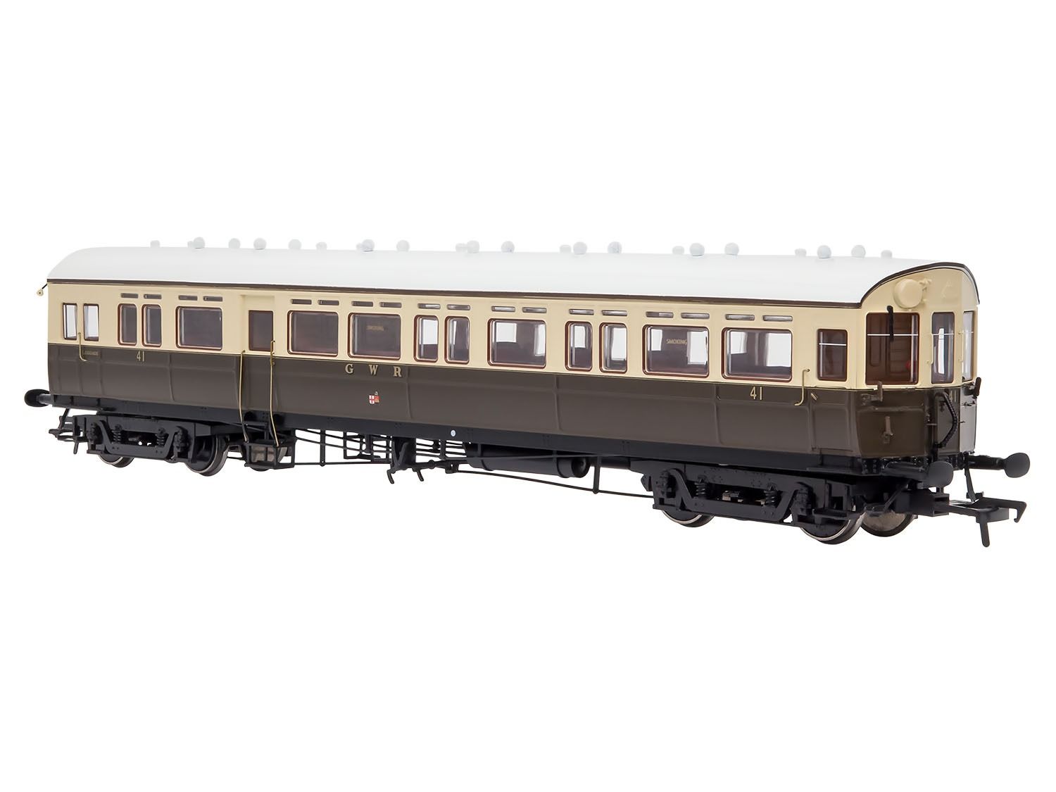 (image for) 4P-004-003 GWR Autocoach 41 GWR Twin Cities Chocolate/Cream