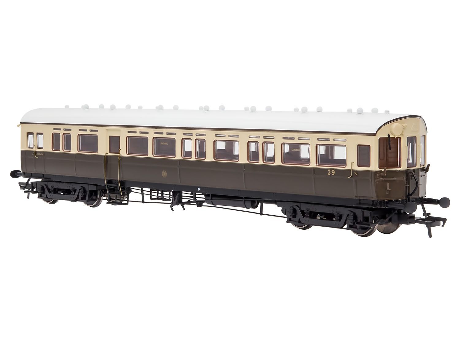 (image for) 4P-004-004 GWR Autocoach 39 GWR Shirtbutton Chocolate/Cream
