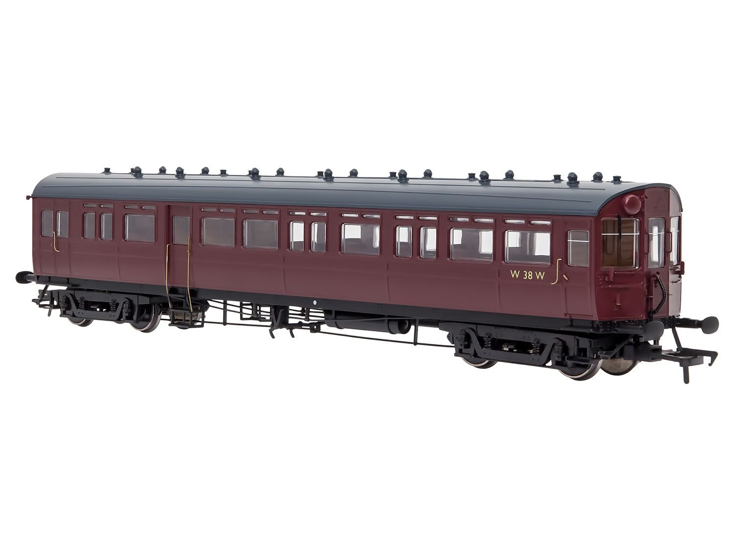 (image for) 4P-004-007 GWR Autocoach W38 BR Maroon