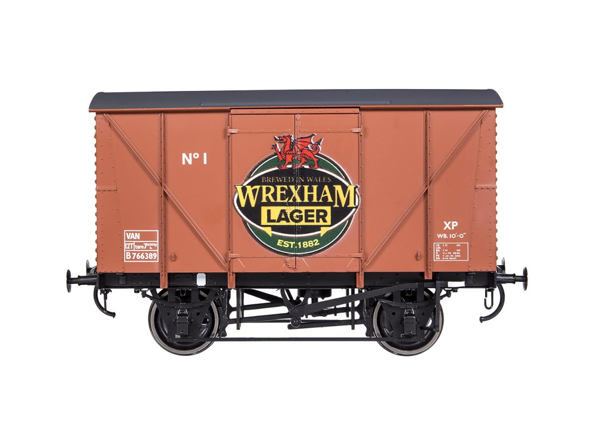 7F-056-024W BR STANDARD PLYWOOD VAN WREXHAM LAGER NO.1 WEATHERED (image for) 7F-056-024W BR STANDARD PLYWOOD VAN WREXHAM LAGER NO.1 WEATHERED
