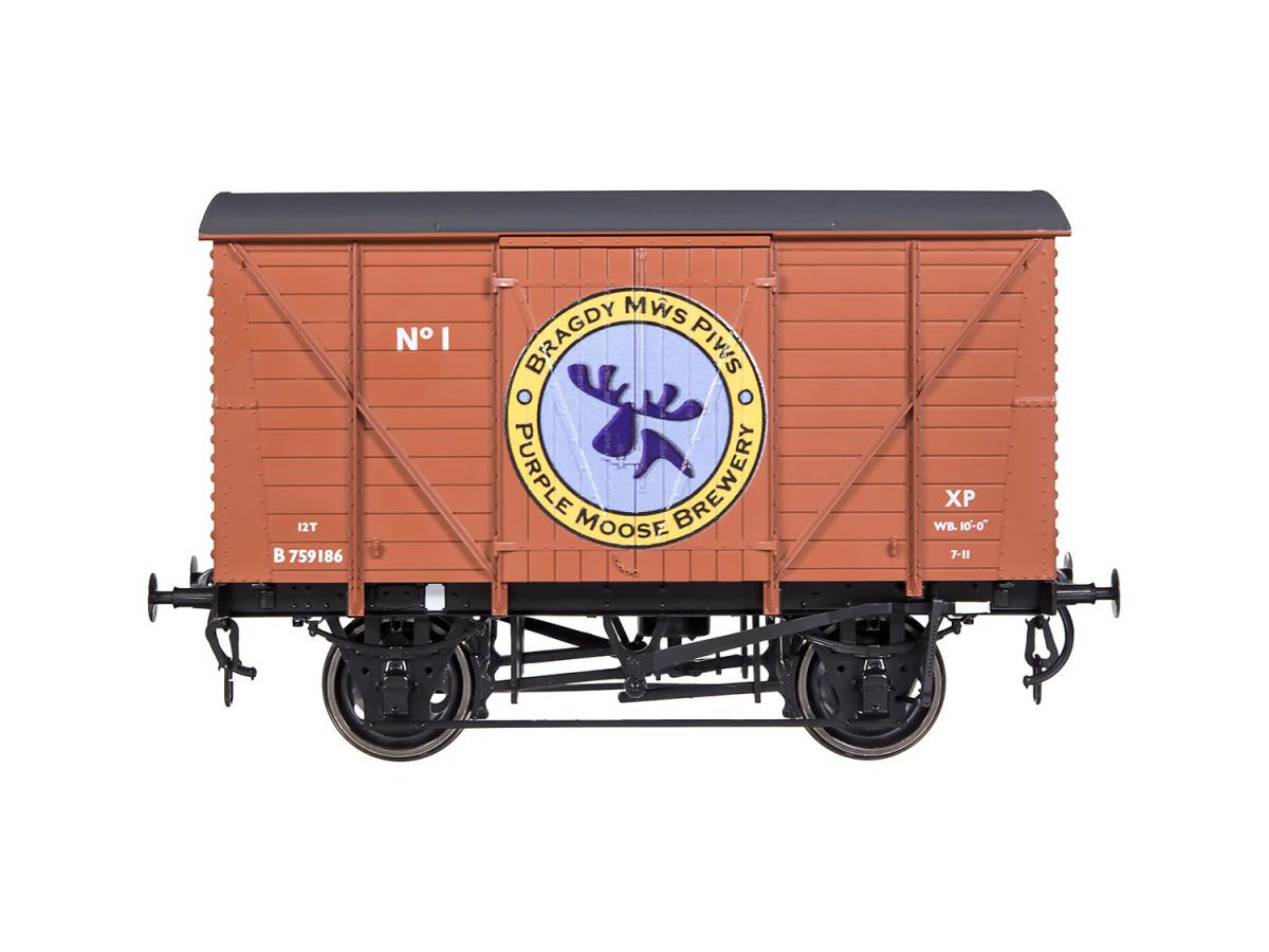 (image for) 7F-056-026 BR STANDARD PLANKED VAN PURPLE MOOSE BREWERY NO.1