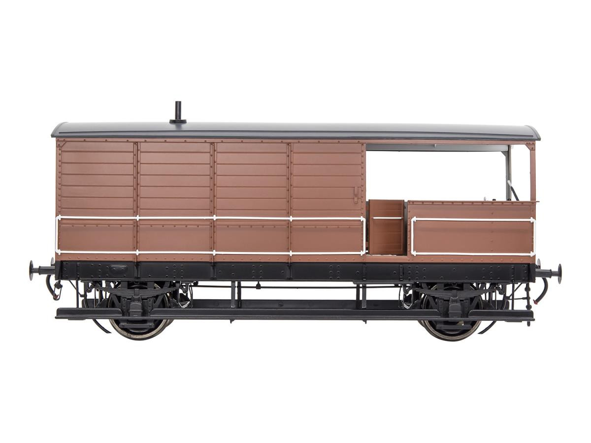 (image for) 7F-300-010 Toad Brake Van (Diagram AA21) BR Bauxite Unnumbered