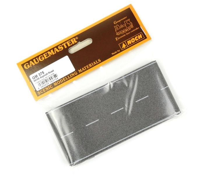 GM375 Self Adhesive Tarmac Road OO Scale (1m x 66mm) (image for) GM375 Self Adhesive Tarmac Road OO Scale (1m x 66mm)