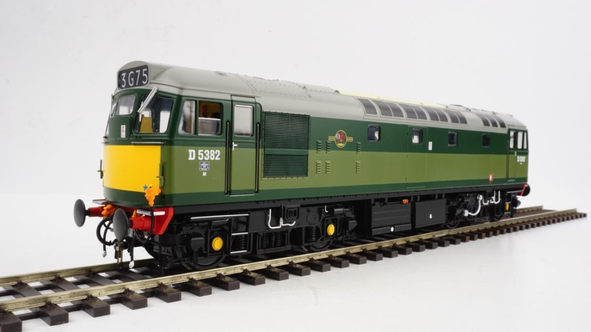 2775 CLASS 27 D5382 BR TWO TONE GREEN SMALL YELLOW PANELS (image for) 2775 CLASS 27 D5382 BR TWO TONE GREEN SMALL YELLOW PANELS