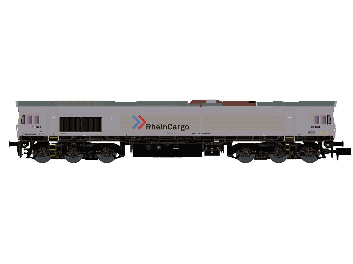 10837 RheinCargo Class 66 Diesel Locomotive VI (image for) 10837 RheinCargo Class 66 Diesel Locomotive VI
