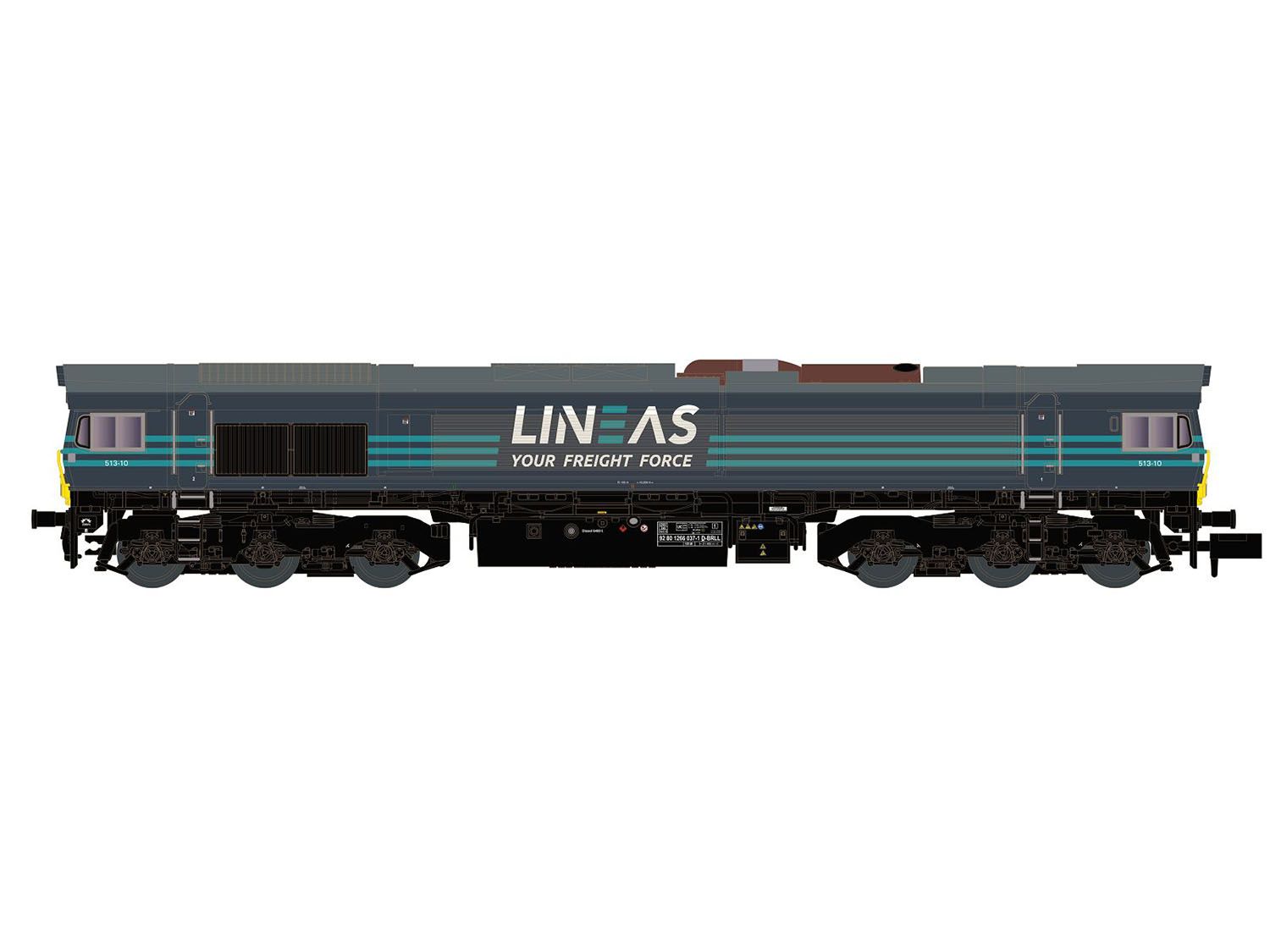 10838 Lineas Class 66 Diesel Locomotive VI (image for) 10838 Lineas Class 66 Diesel Locomotive VI