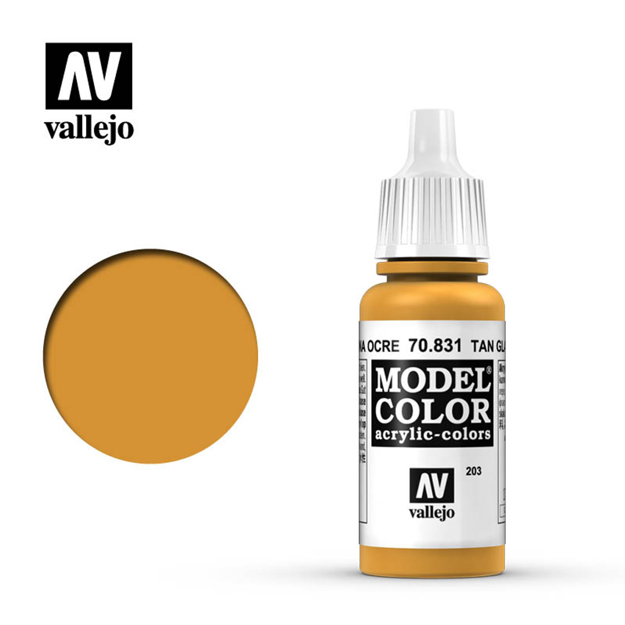 70.831 Tan glaze 17ml dropper bottle (pos. 203) (image for) 70.831 Tan glaze 17ml dropper bottle (pos. 203)