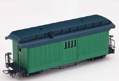 5174 F & C MAIL CAR GREEN (image for) 5174 F & C MAIL CAR GREEN