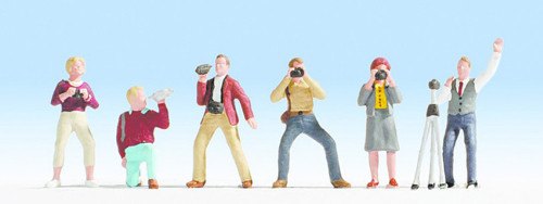 36571 PHOTOGRAPHERS (6) FIGURE SET (image for) 36571 PHOTOGRAPHERS (6) FIGURE SET