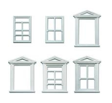 LK-756 WINDOWS AND FRAMES (8) KIT (image for) LK-756 WINDOWS AND FRAMES (8) KIT
