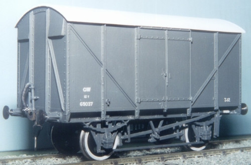 (image for) PS28 GWR 12T COVERED GOODS WAGON (PLYWOOD) KIT