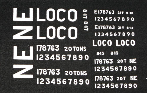 (image for) PS66 LNER/BR LOCO COAL WAGON PRESSFIX TRANSFERS