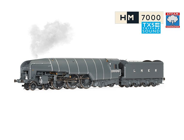 (image for) R30352SS LNER, W1 Class, 4-6-4, 10000 With Steam Generator
