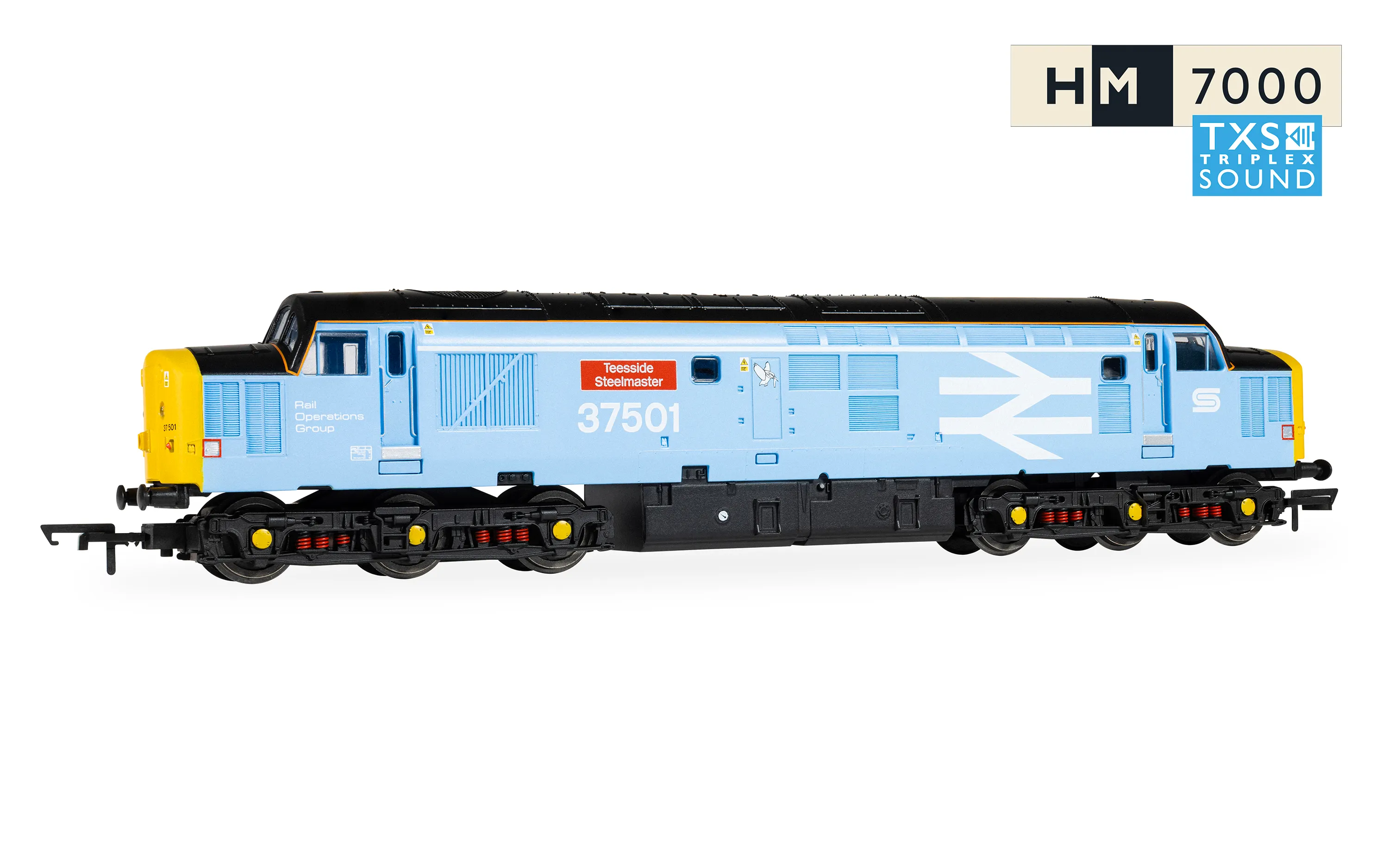 R30545TXS RailRoad: British Steel - Class 37 37501 (DCC Sound ) (image for) R30545TXS RailRoad: British Steel - Class 37 37501 (DCC Sound )
