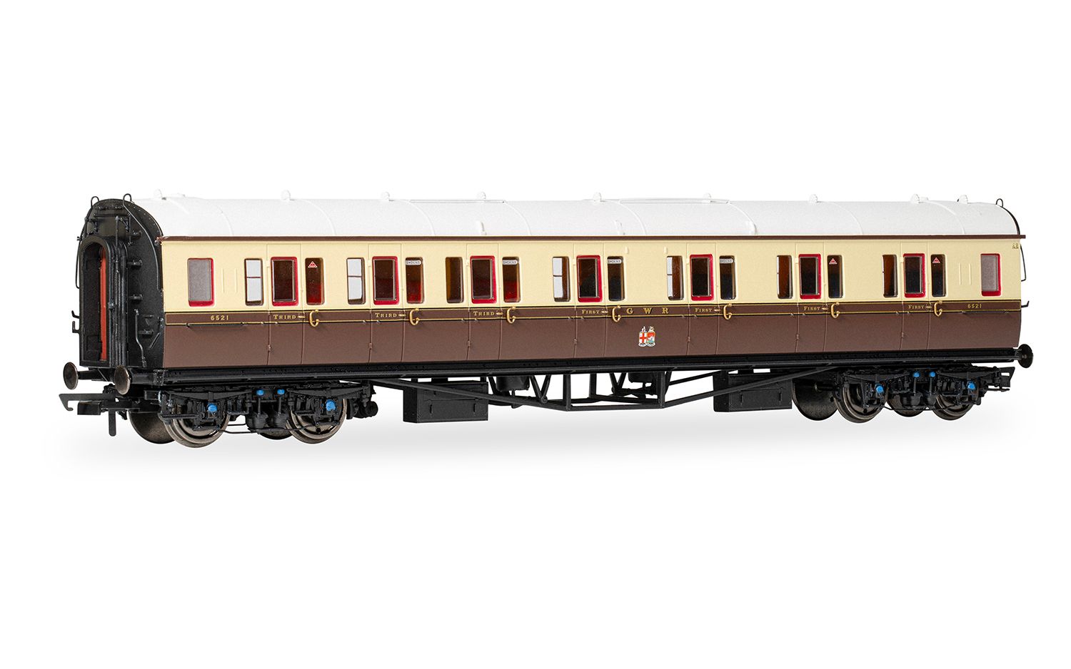 R40467 GWR - Collett Corridor Composite LH - 6521 (image for) R40467 GWR - Collett Corridor Composite LH - 6521