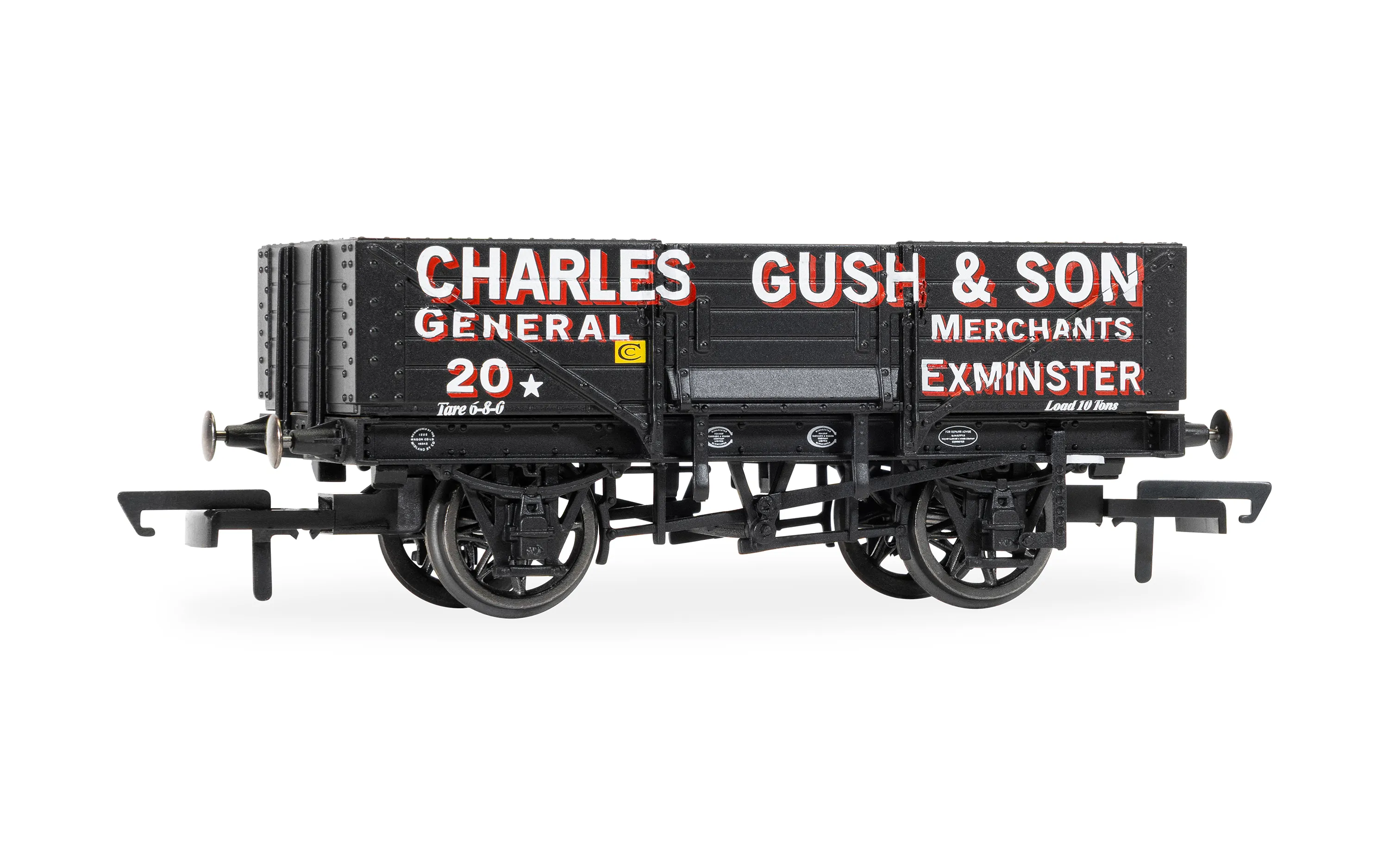 R60303 Charles Gush and Son - 5 Plank Wagon - No. 20 (image for) R60303 Charles Gush and Son - 5 Plank Wagon - No. 20