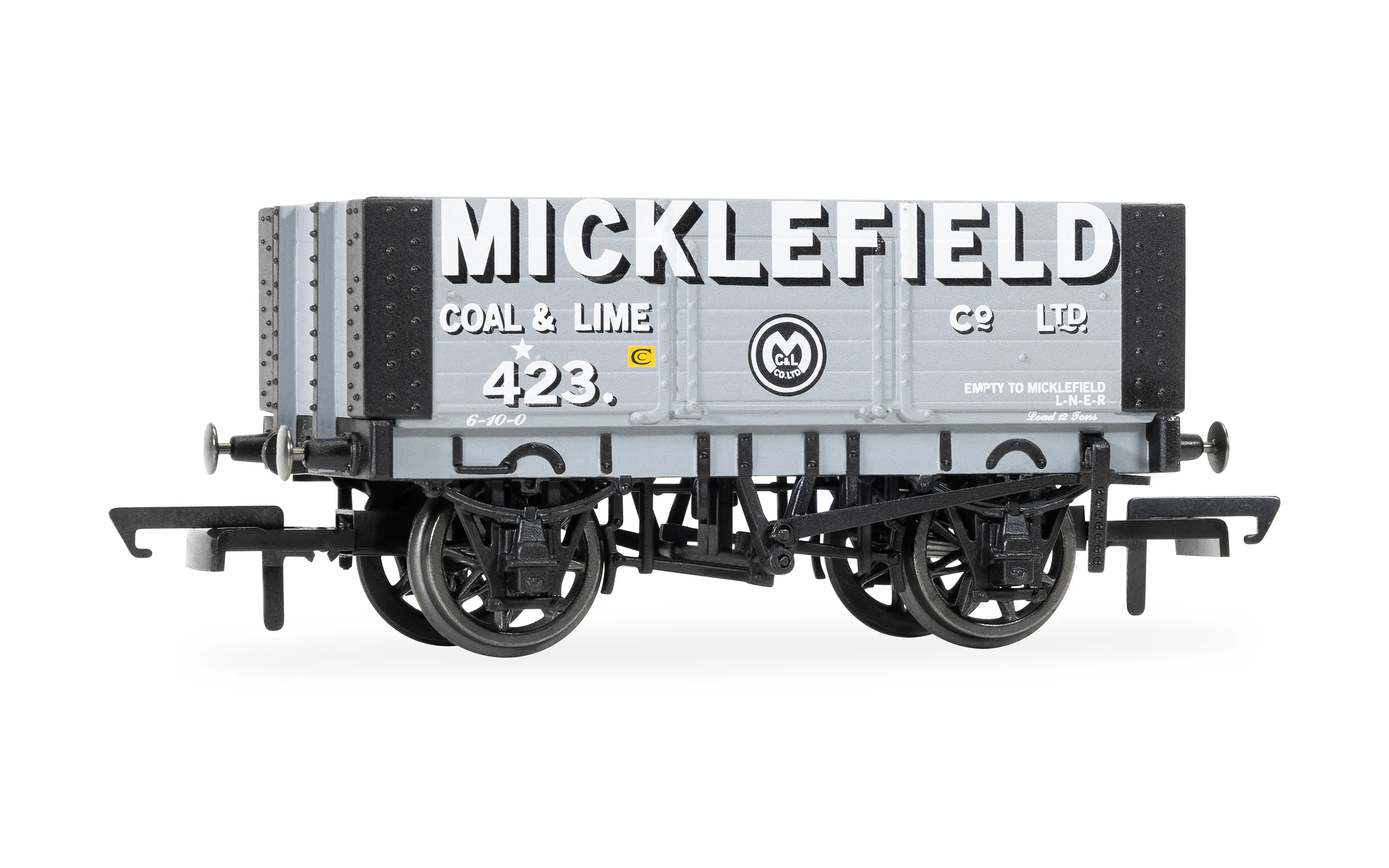 R60304 Micklefield - 6 Plank Wagon - No. 423 (image for) R60304 Micklefield - 6 Plank Wagon - No. 423
