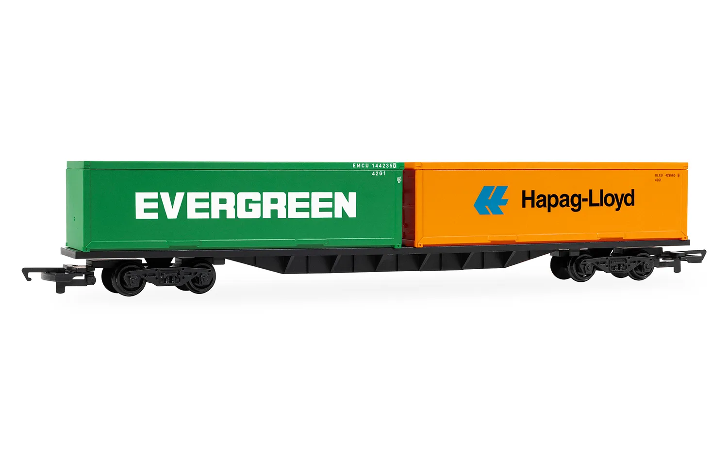 R60360 RailRoad: BR - FFA Container Wagon & Containers (image for) R60360 RailRoad: BR - FFA Container Wagon & Containers