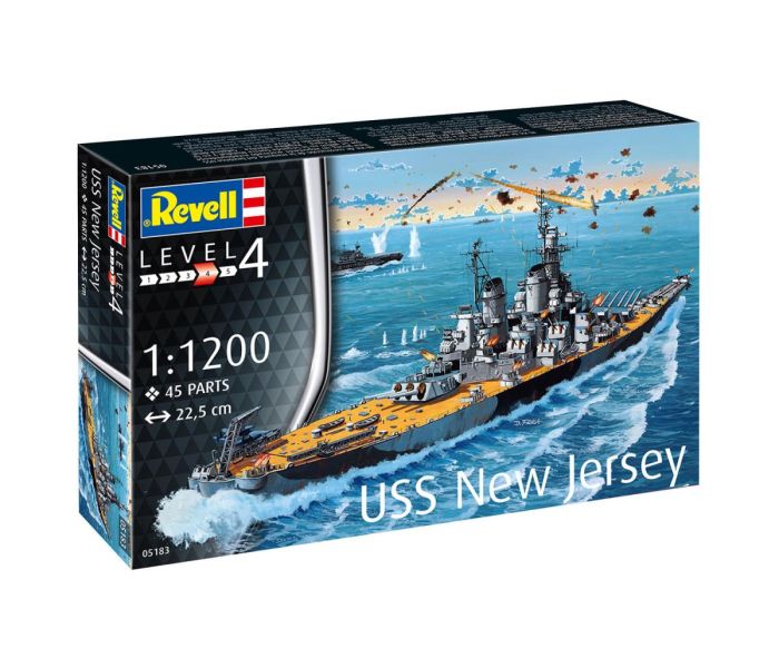 05183 US USS New Jersey WWII Battleship (1:1200 Scale) (image for) 05183 US USS New Jersey WWII Battleship (1:1200 Scale)