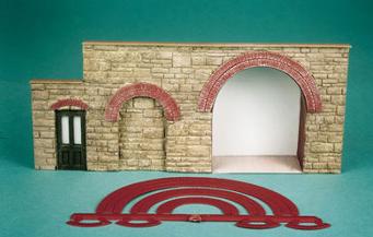 (image for) SS55 Brick Arch Overlays, for doorways, windows etc.